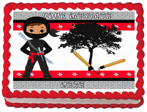 American Ninja Warrior Edible Cake Topper