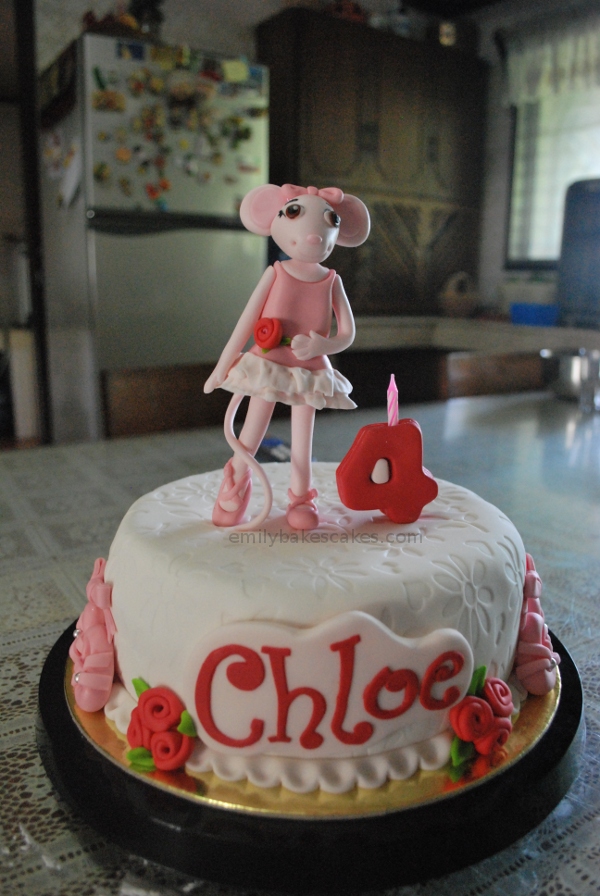 Angelina Ballerina Birthday Cake