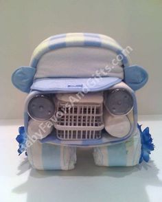 Baby Boy Car Diaper Cakes