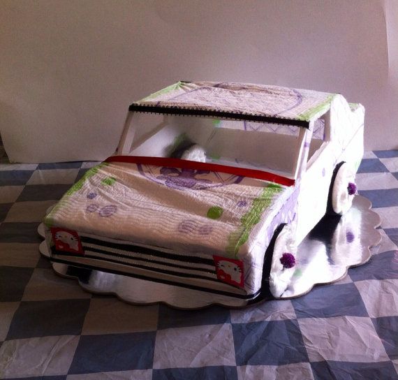 Baby Boy Car Diaper Cakes