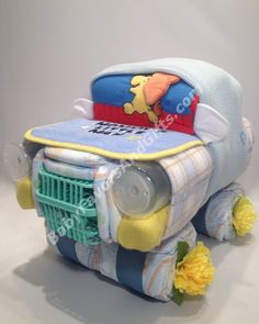 Baby Boy Car Diaper Cakes