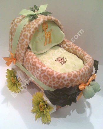 Baby Carriage Diaper Cake