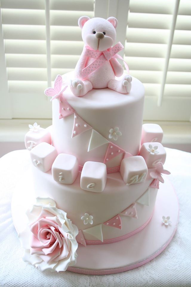 Baby Girl Christening Cake Ideas