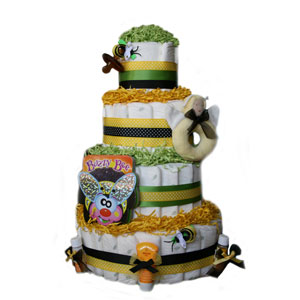 8 Photos of Buzzy Diaper Cakes