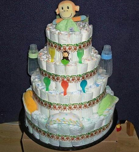 Baby Shower Diaper Cake