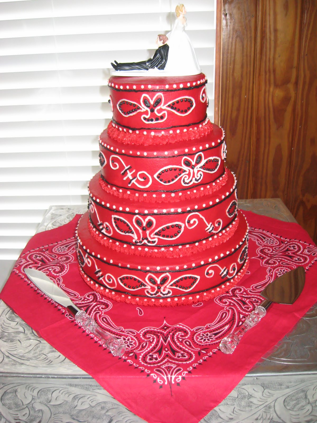 Bandana Wedding Cake