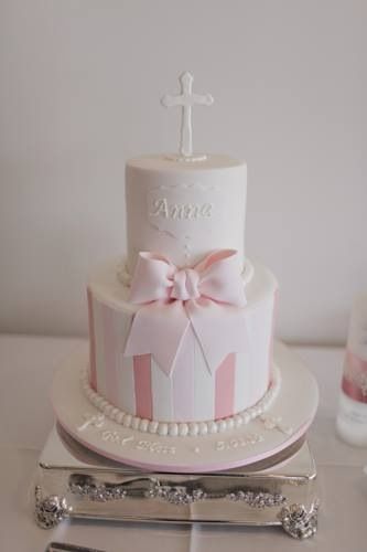 Baptism Christening Cake for Girl