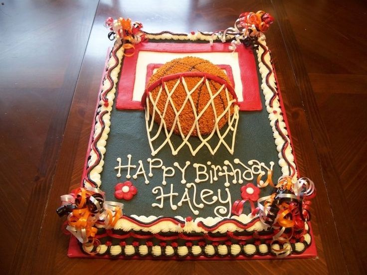 Basketball Birthday Cake