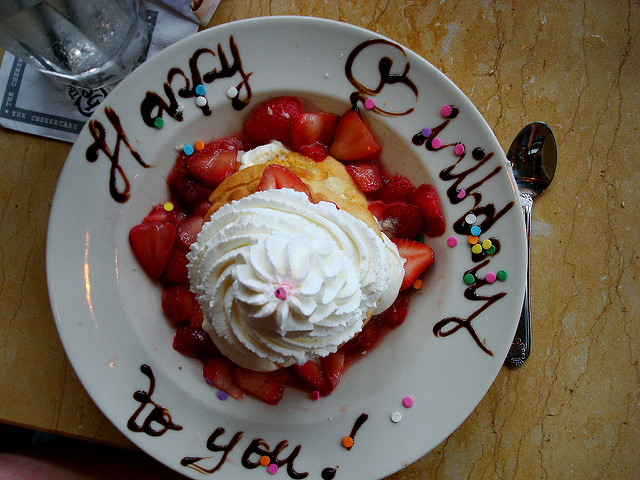 Birthday Cake From Cheesecake Factory