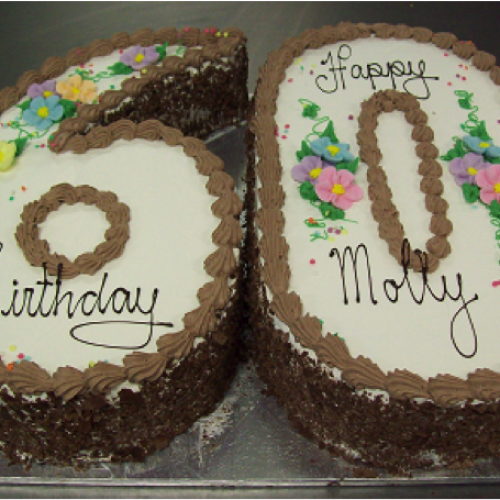 Birthday Cakes Number Shapes