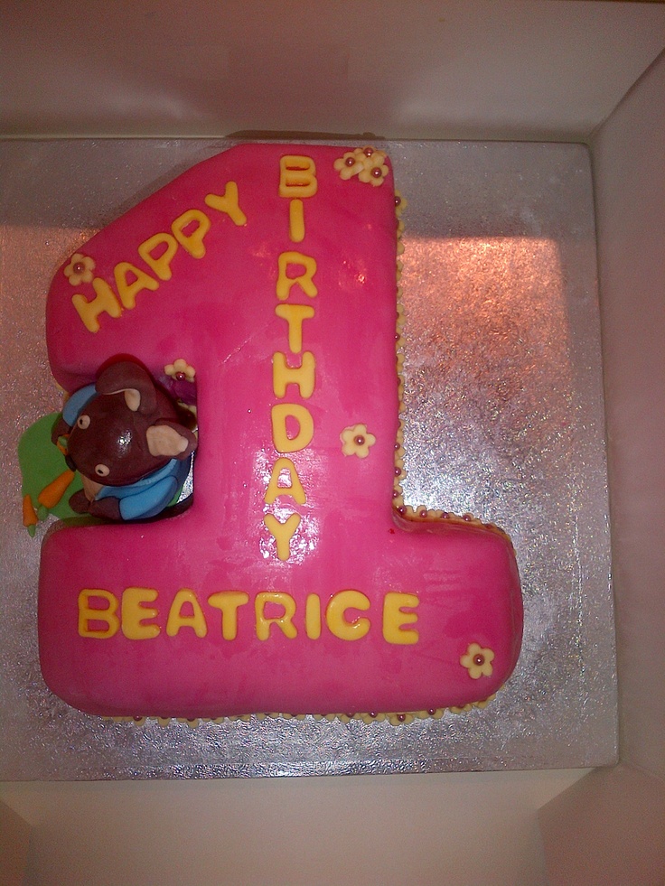 Birthday Cakes Shaped Like 1