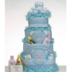 9 Photos of Bear Bottom Diaper Cakes