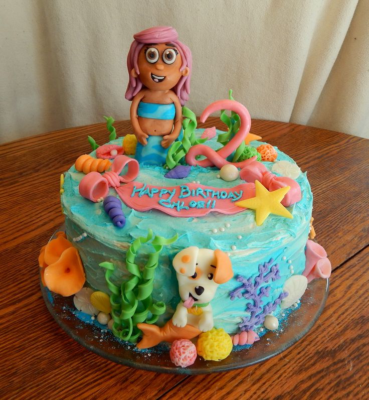 Bubble Guppy Birthday Cake