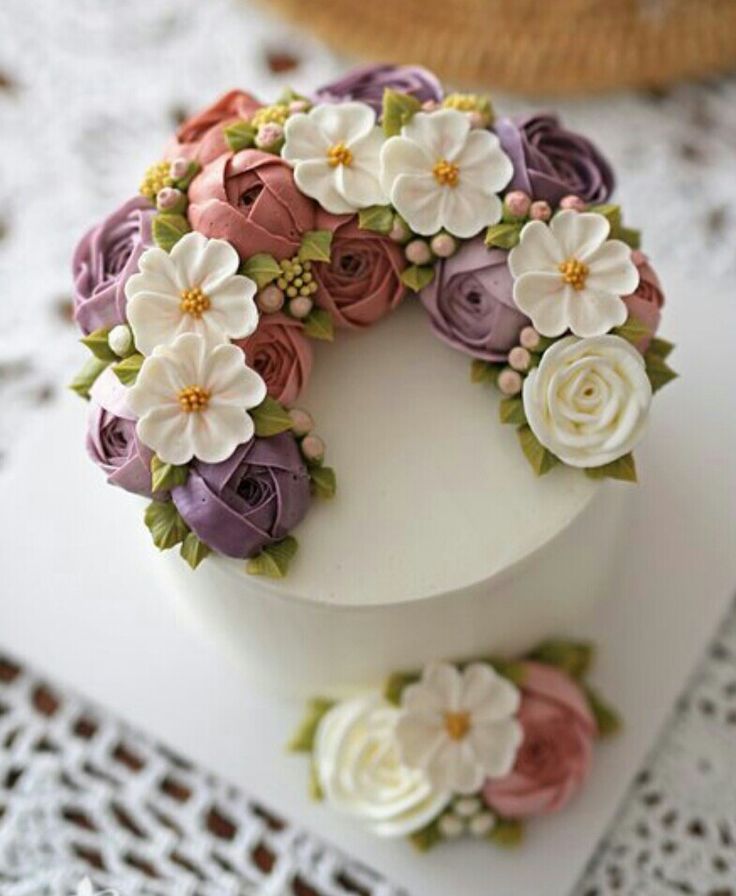 Buttercream Flower Cake