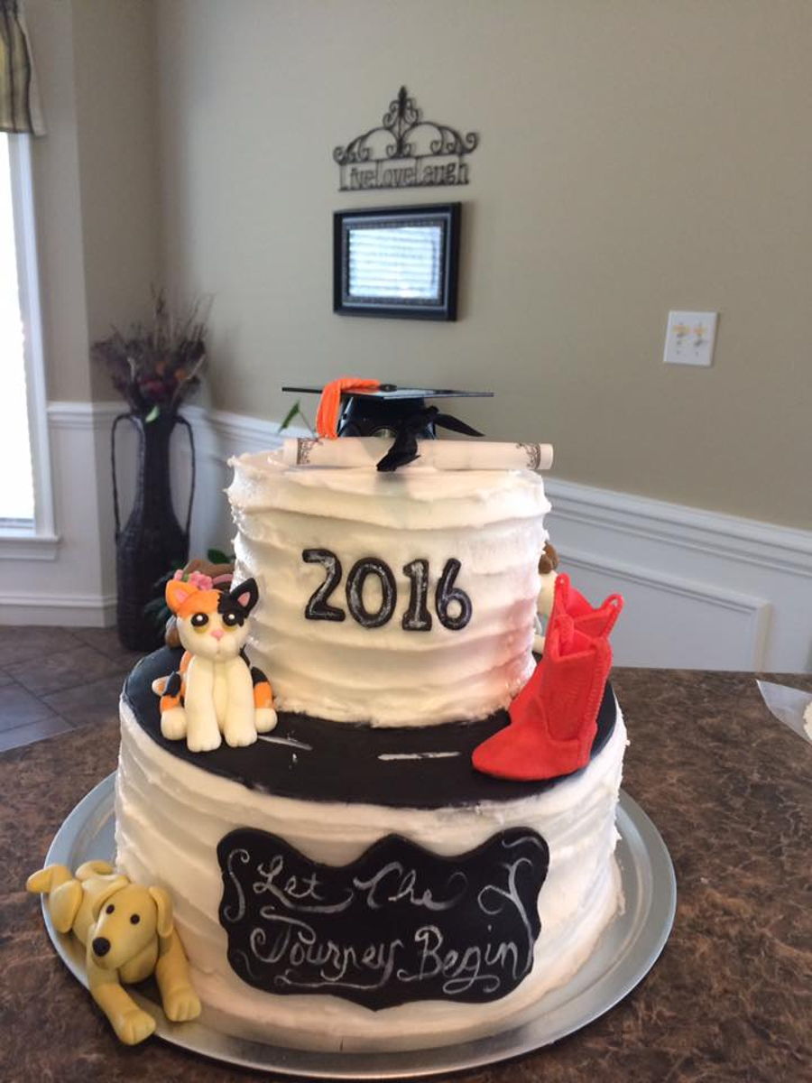 Buttercream Graduation Cakes