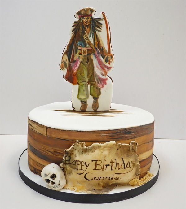 Caribbean Pirate Birthday Cake