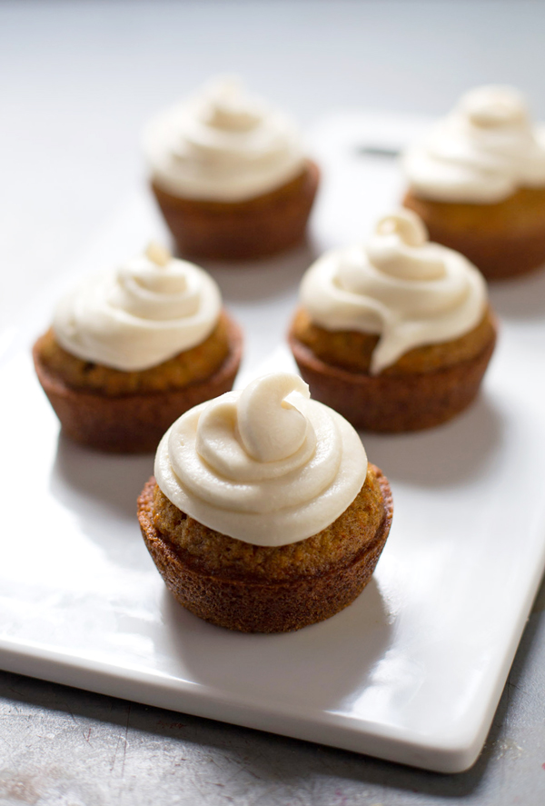 Carrot Cake Cupcakes with Cream Cheese Icing