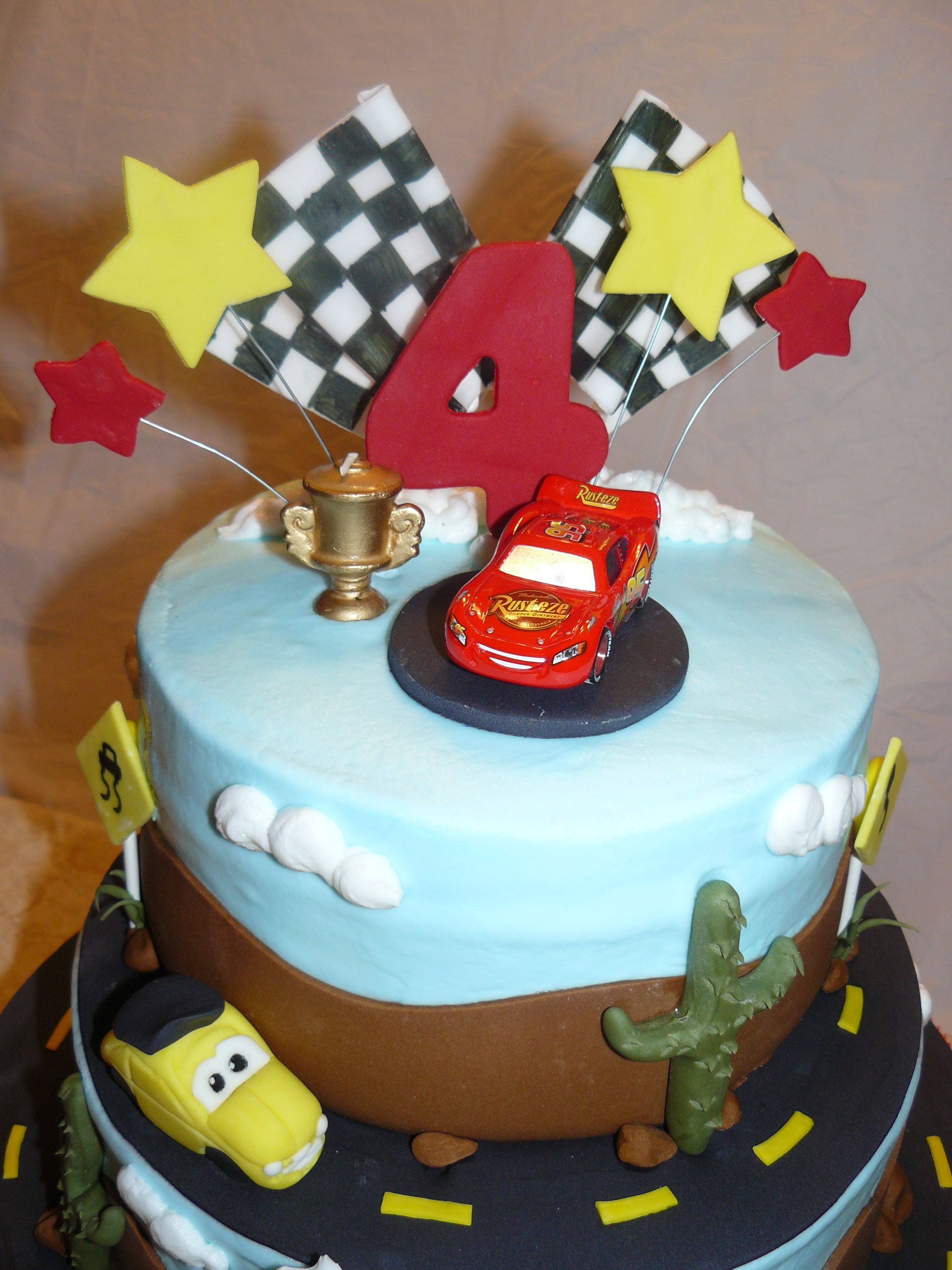 9 Photos of Cars Movie Birthday Cakes