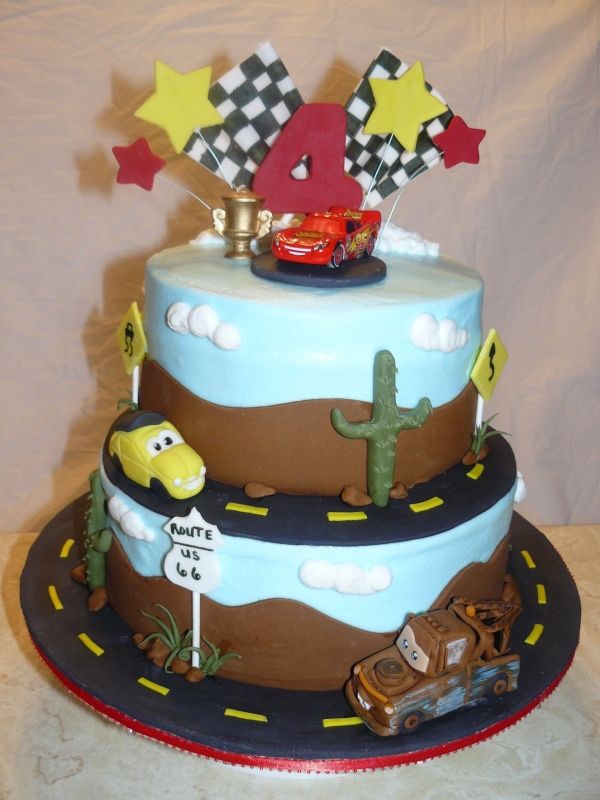 Cars Movie Cake