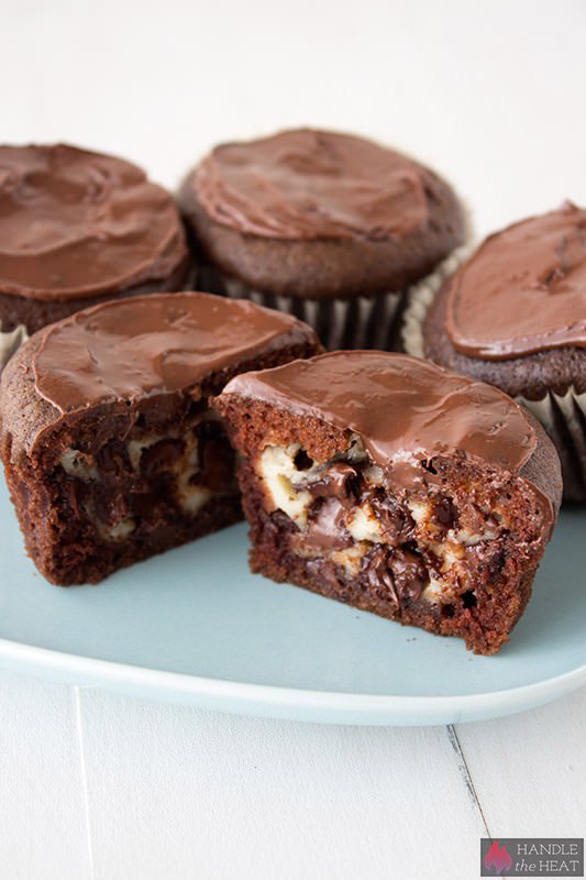 7 Photos of Cheesecake Filled Chocolate Chip Cupcakes