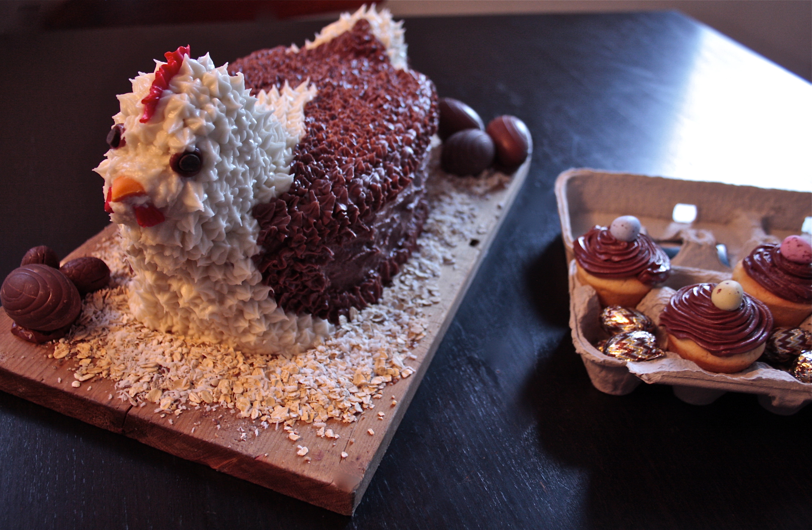 9 Photos of Chicken Shaped Birthday Cakes