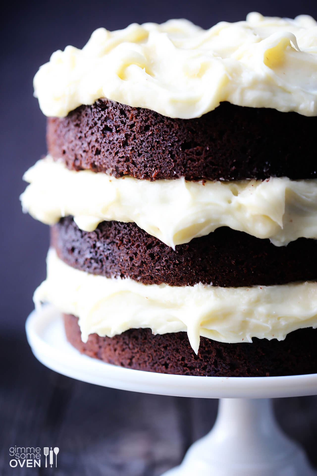 Chocolate Cake with Cream Cheese