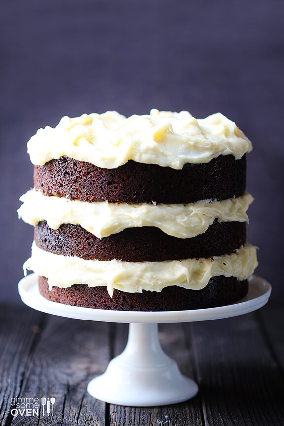 Chocolate Cake with Cream Cheese