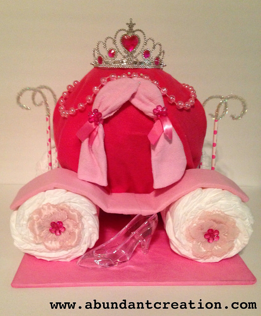 Cinderella Diaper Cake