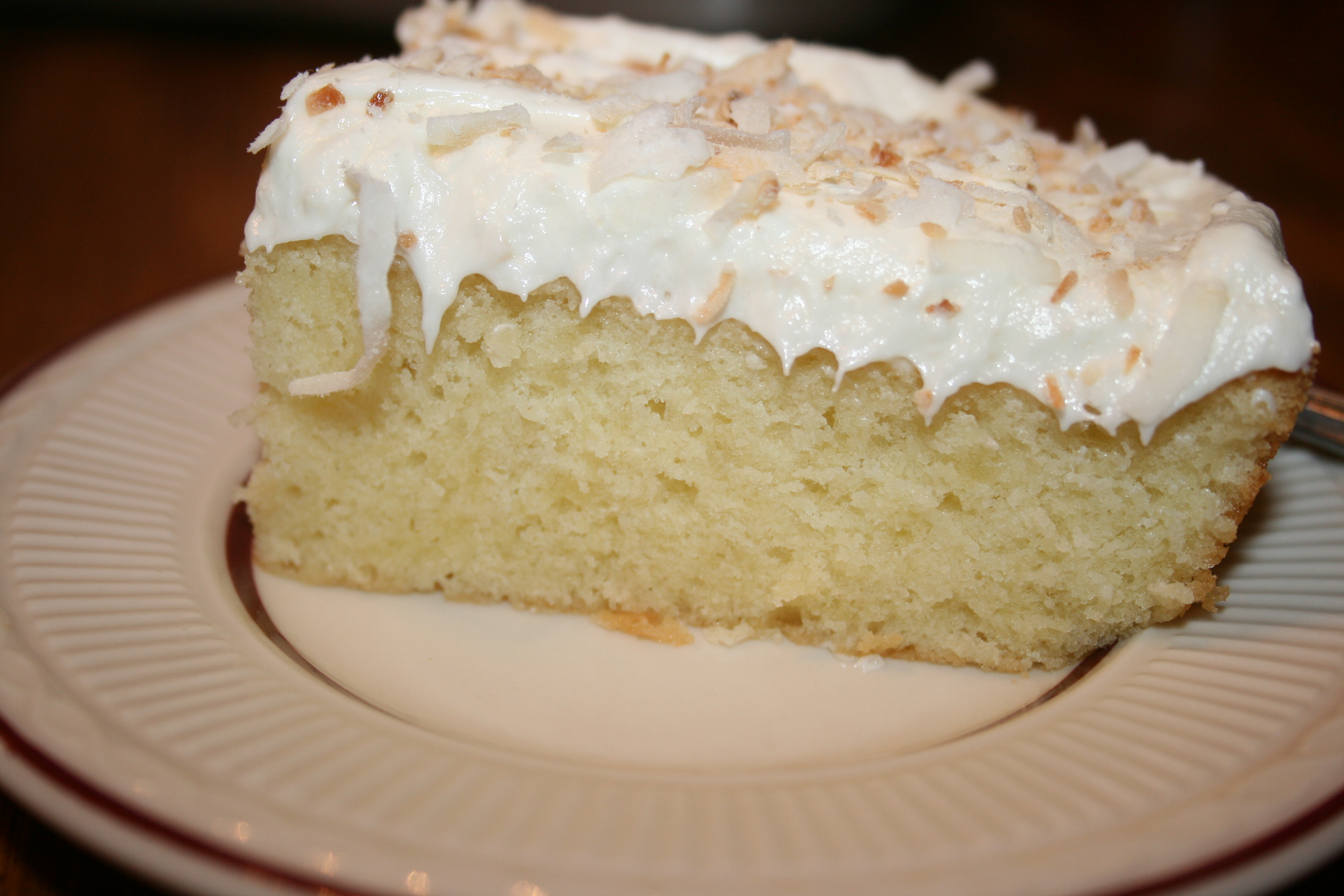 Coconut Sheet Cake with Cream Cheese Frosting