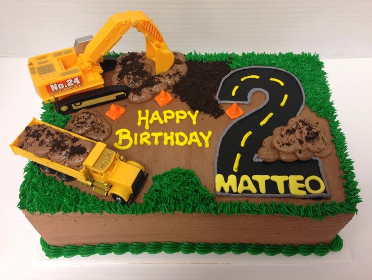 Construction Birthday Cake