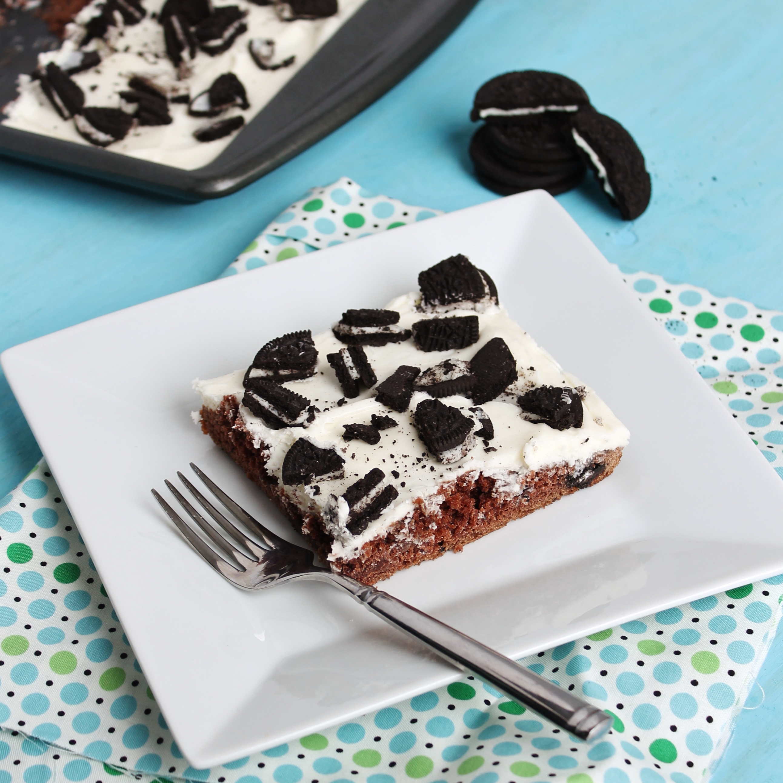 Cookies and Cream Sheet Cake