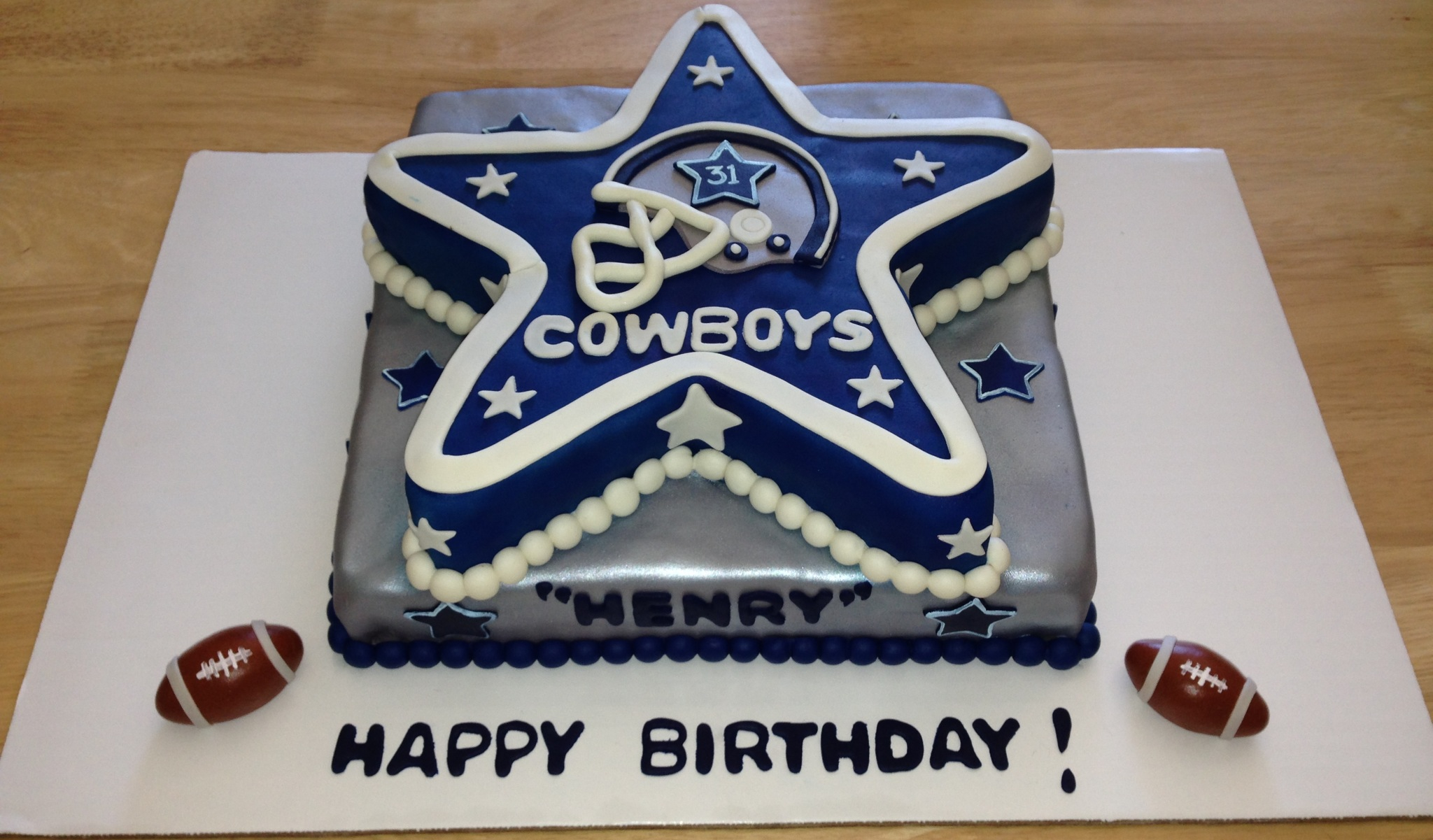 Dallas Cowboys Birthday Cake Ideas