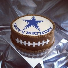 Dallas Cowboys Birthday Cake