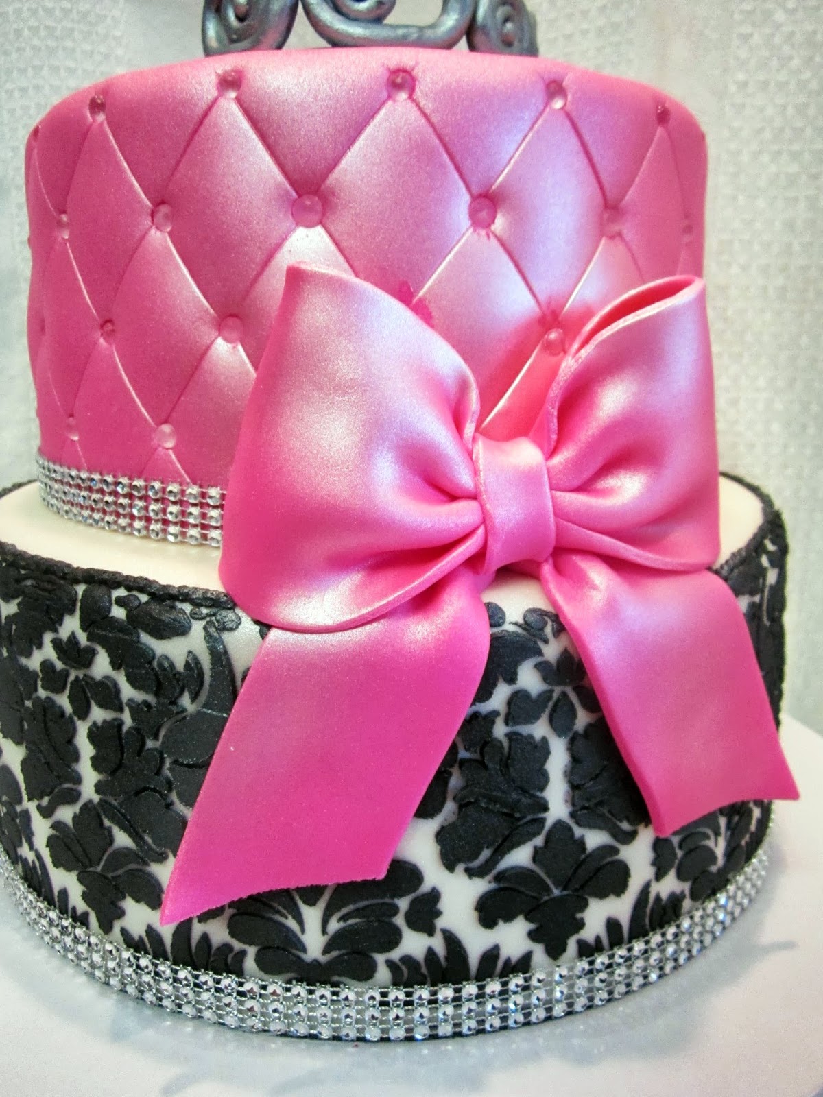 Damask Birthday Cake