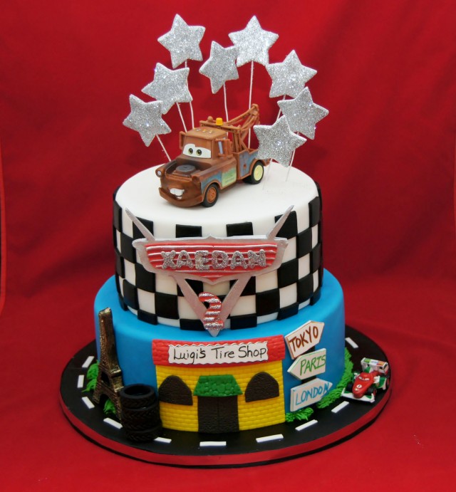 Disney Cars 2 Birthday Cake