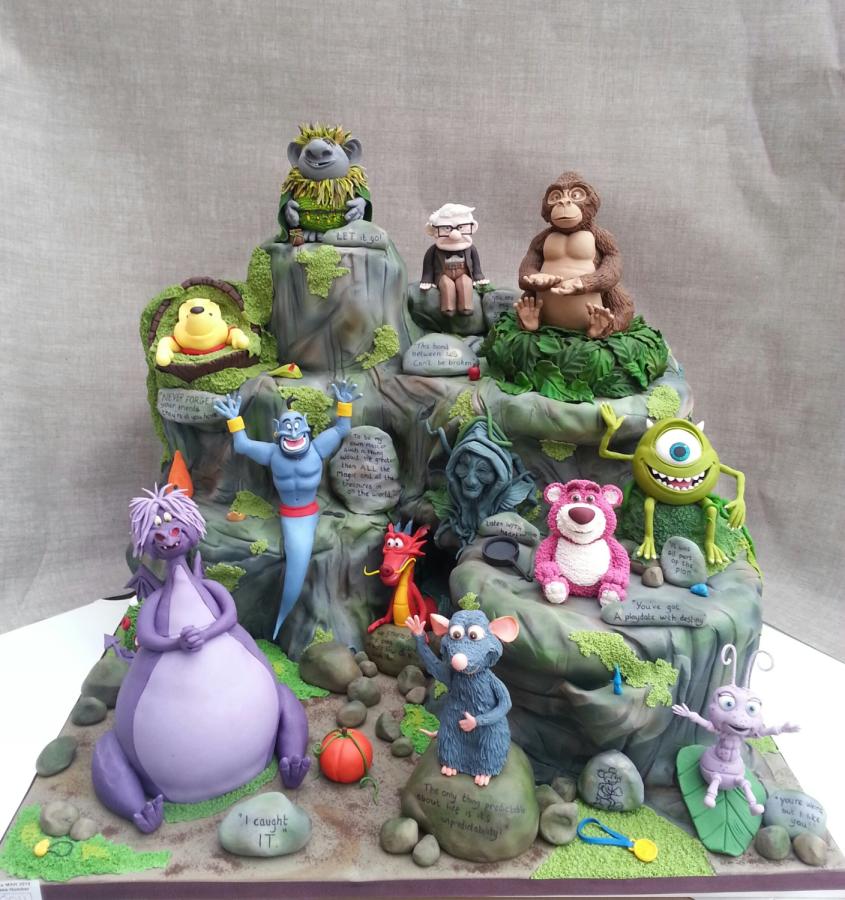 Disney Pixar Birthday Cake