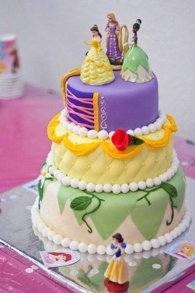 Disney Princess 3 Tier Cake