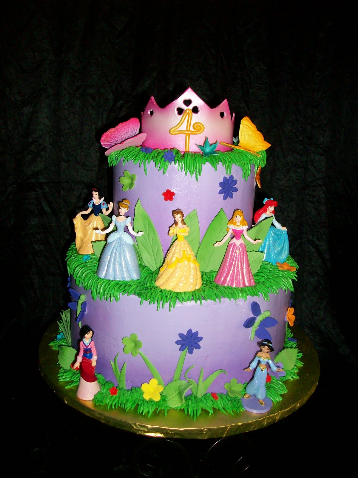 5 Photos of Happy Birthday Disney Princess Cakes