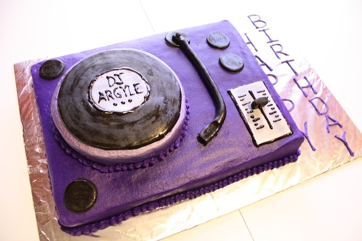 DJ Birthday Cake