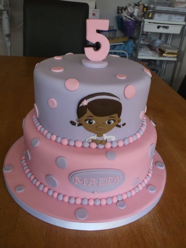 Doc McStuffins 2 Tier Cake