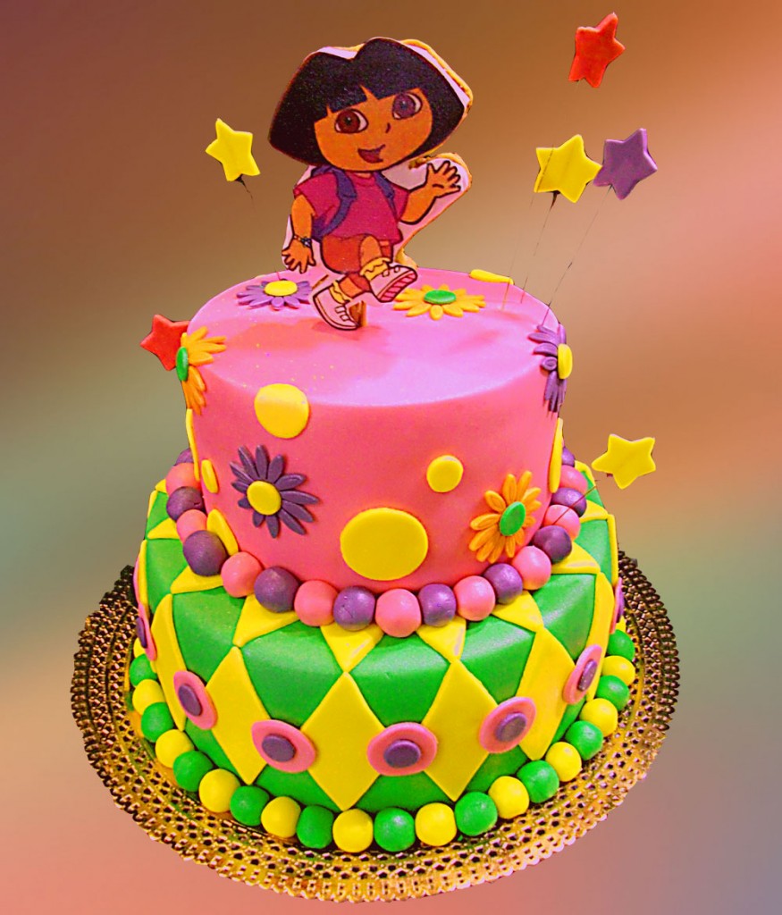 Dora Birthday Cake