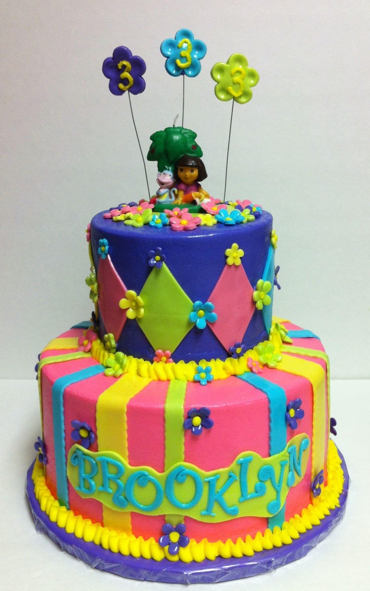 Dora Explorer Birthday Cake