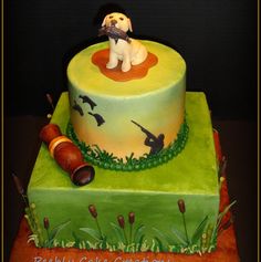 Duck Hunting Grooms Cake