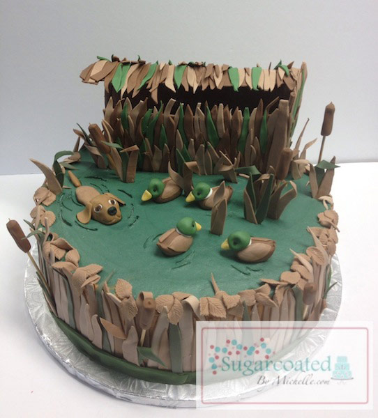 Duck Hunting Themed Cakes