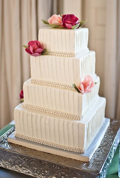 Elegant Buttercream Wedding Cake