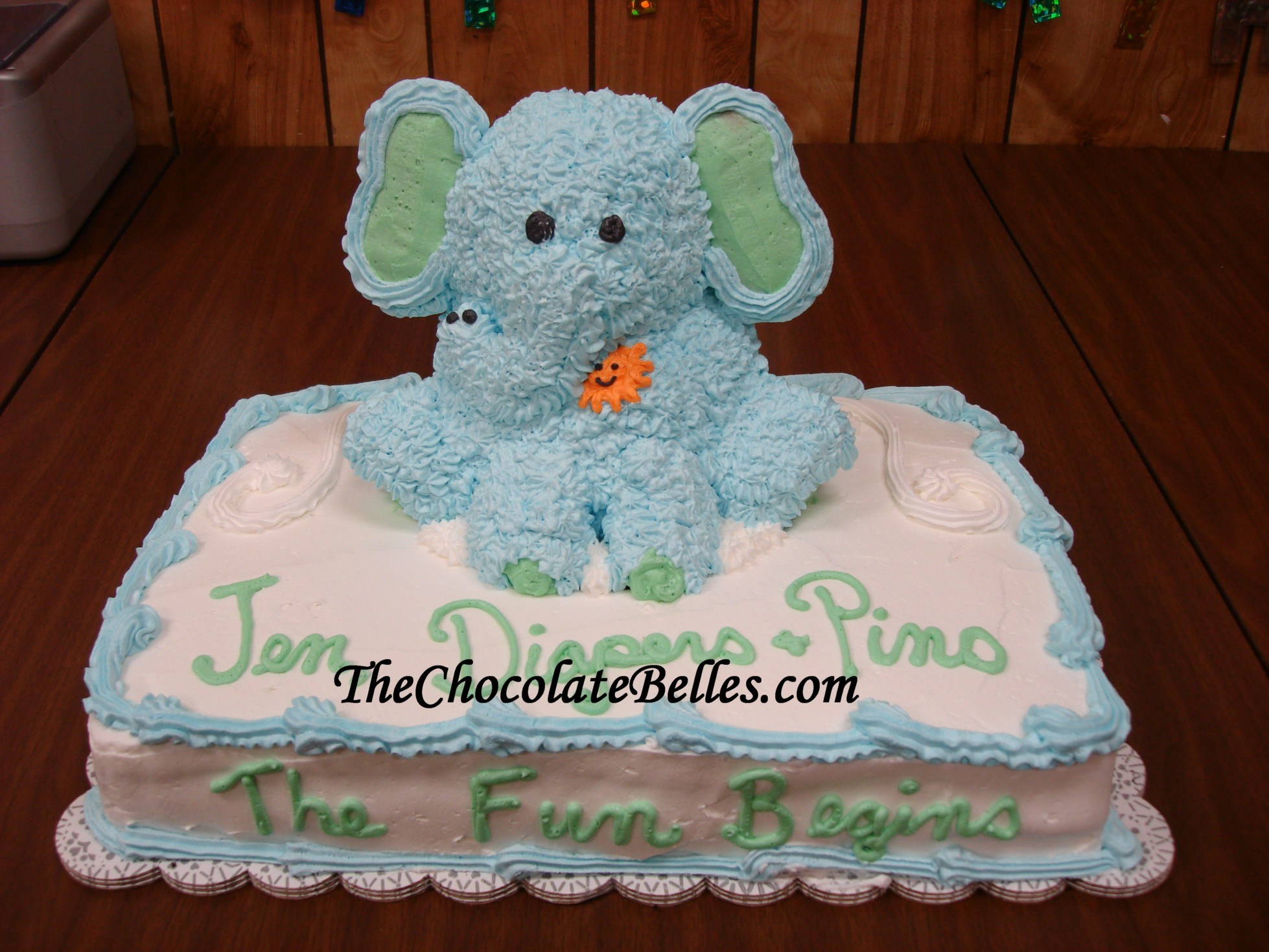 11 Photos of Elephant Baby Shower Animal Cakes