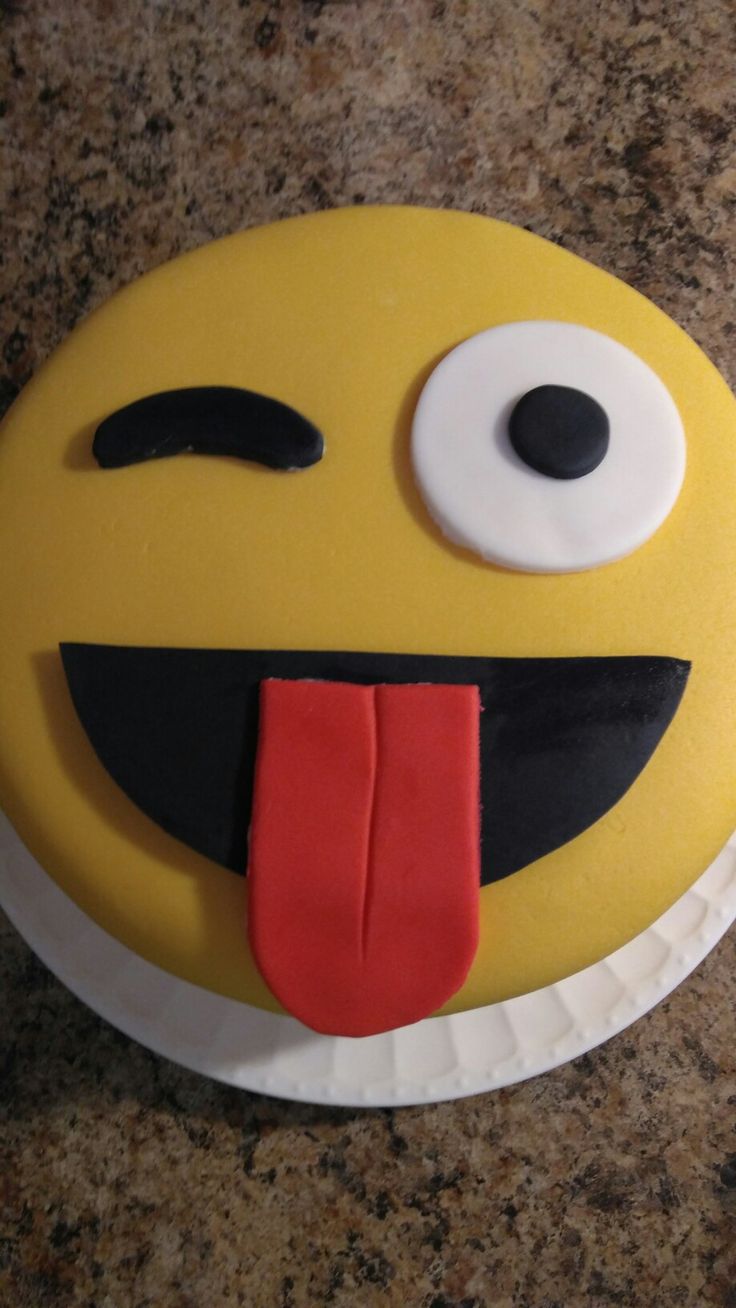 Emoji Birthday Cake