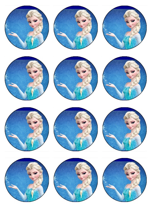 Frozen Cupcake Toppers DIY