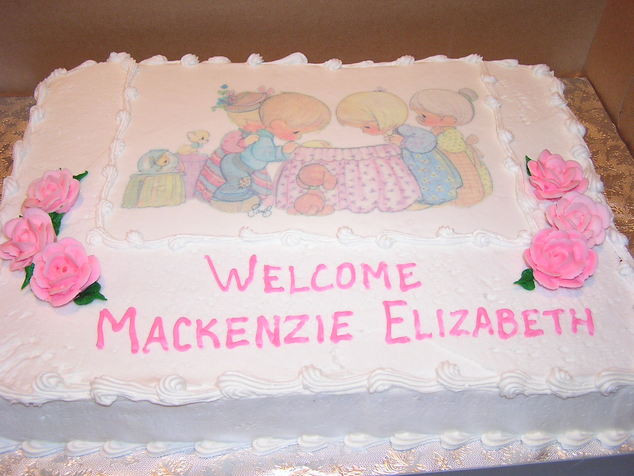 Girl Baby Shower Sheet Cake Ideas