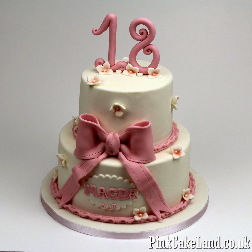 Girls 18th Birthday Cake